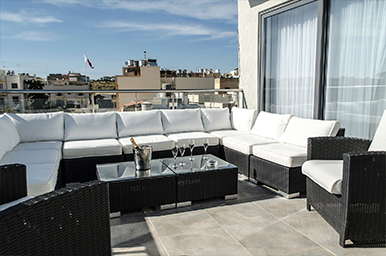 Malta Luxury Penthouse Terrace with Views for rent