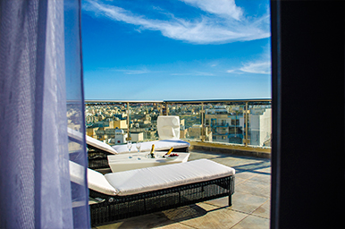 Malta Luxury Penthouse Terrace with Views for rent